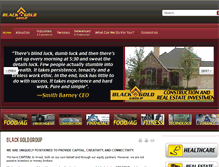 Tablet Screenshot of blackgoldgroup.com